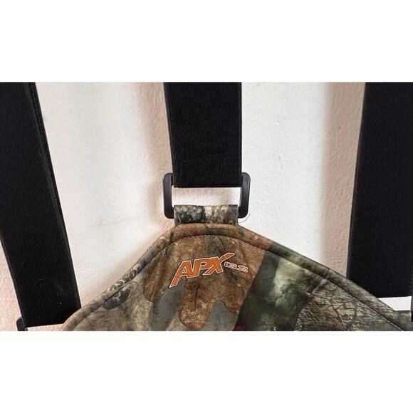 Russell Outdoors L4 Gale Soft Shell Pants Suspenders Mossy Oak XL CAMO R4477 - Picture 6 of 8